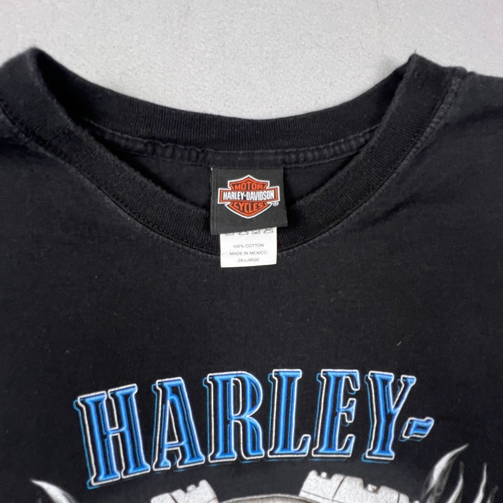 Harley-Davidson T-Shirt Mens XL Black Crossroads Wilkesboro NC Biker Graphic Tee - Picture 11 of 11